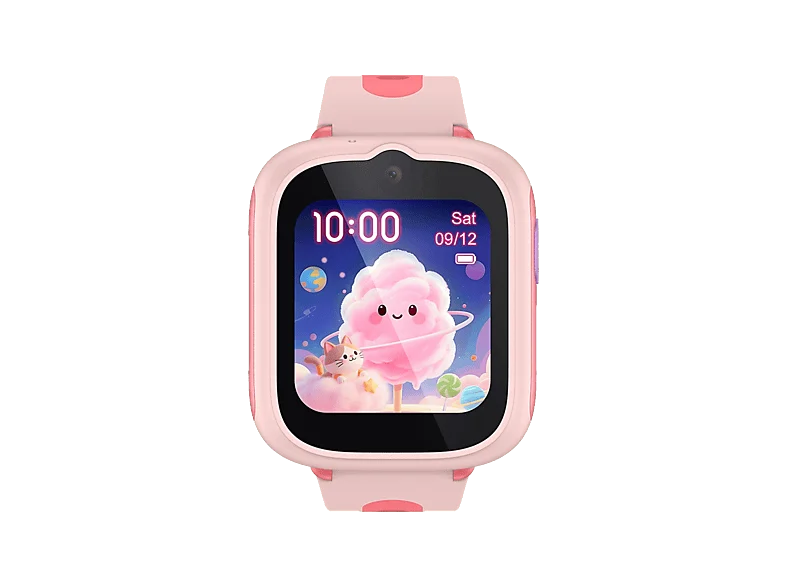 Smartwach infantil - TCL Movetime MT48, GPS, Llamadas, Pantalla de 43 mm, Rosa