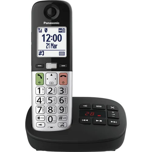 Panasonic - Teléfono DECT inalámbrico Panasonic KX-TGU430EXB Single.