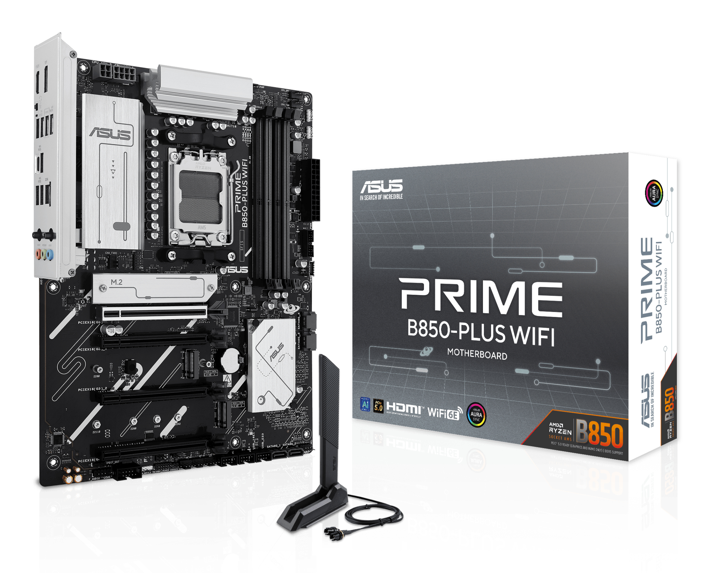 ASUS PRIME B850-PLUS WIFI AMD B850 Zócalo AM5 ATX 90MB1L80-M0EAY0