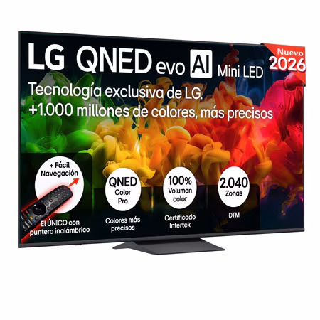 LG - TV QNED evo Mini LED 189 cm (75") LG 75QNED8EB3A 4K, Smart TV, AI, QNED8E.