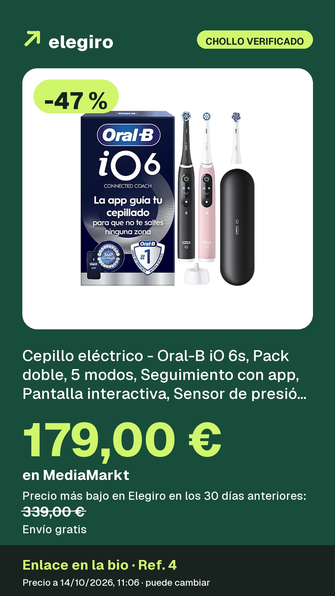 Publicación Ref. 4: Historia: chollo verificado
